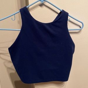 Small conscious crop top Athleta, sports bra